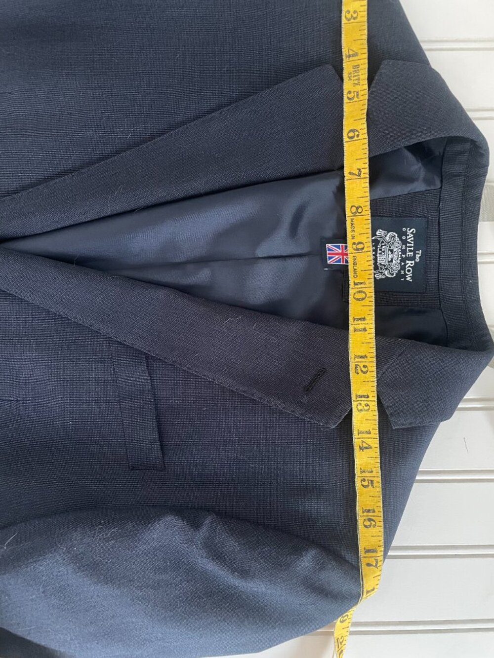 Saville Row blue 2-piece suit, 38R/32W, NWOT